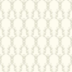 Neutral floral ornament Beige plant N4