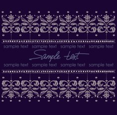 Vector beautiful vintage ornament