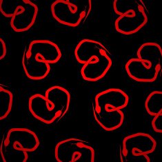 snake in the form of a heart N2