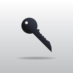Vector icon of Key