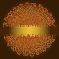 Doily round lace pattern N2