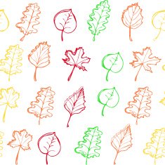 Autumn leaves pattern N10