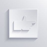 Vector light square icon Eps 10 N17