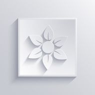Vector light square icon Eps 10 N19