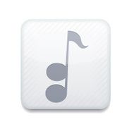 Vector white note icon Eps10 Easy to edit