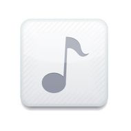 Vector white note icon Eps10 Easy to edit N2