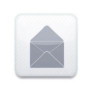 Vector white mail icon Eps10 Easy to edit