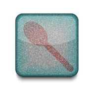 Vector teaspoon icon Eps10 Easy to edit N2