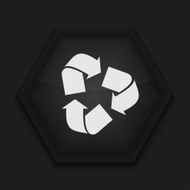 Vector creative icon on black background Eps10 N18