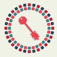creative vector mosaic icon N9