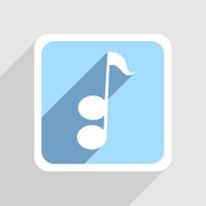 Vector blue icon on gray background Eps10 N27