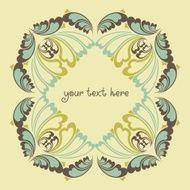 Floral ornate background