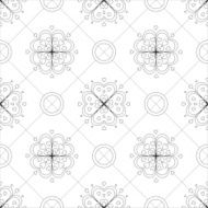 Seamless pattern contours