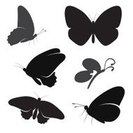 Butterfly Silhouette Set N2