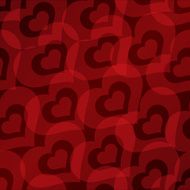 Valentine&#039;s day background with hearts seamless pattern N2