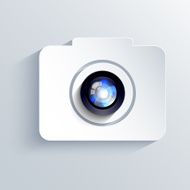 Vector camera icon background Eps10