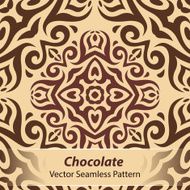 Chocolate Vector Seamless Pattern N5