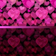 Holiday Valentines day pink background with heart