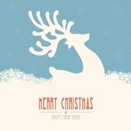 reindeer merry christmas