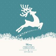 reindeer fly merry christmas N2