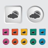Cloudiness single icon N4