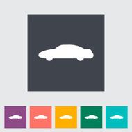 Car flat icon N9