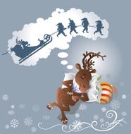 Dreaming Reindeer
