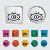 Icon of car speakers N5