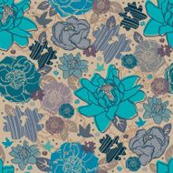 Seamless pattern with flowers N103