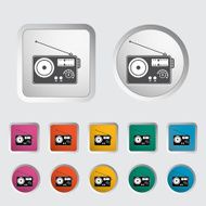 Radio single icon