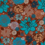 Seamless pattern with flowers N104