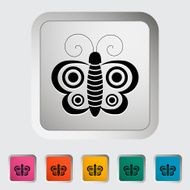 Butterfly single icon N5