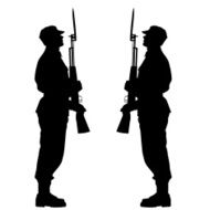 Silhouette soldiers N8