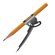 compass with pencil