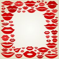 Lip a frame