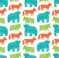 Animals seamless pattern N6