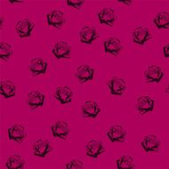 Small roses seamless pattern
