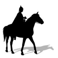 Rider on a horse