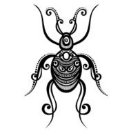Vector Beautiful Beetle N2