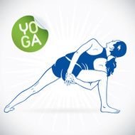 Yoga Model Illustration