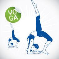 Yoga Model Illustration N2