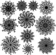 Set Snowflakes N3