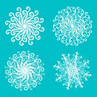Set Snowflakes N4