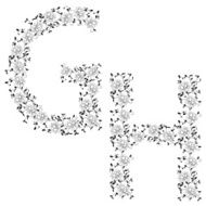 alphabet Letter GH