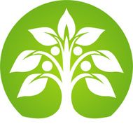 Green tree icon III