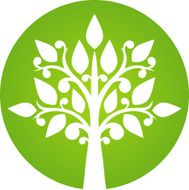 Green tree icon I