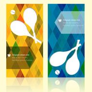 Tennis background Sport brochure beauty template cards with your text