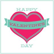Greeting card for Valentine&#039;s Day Minimalism N2