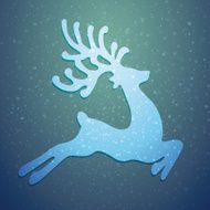 reindeer winter background