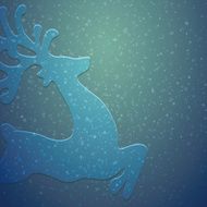 reindeer winter background N4